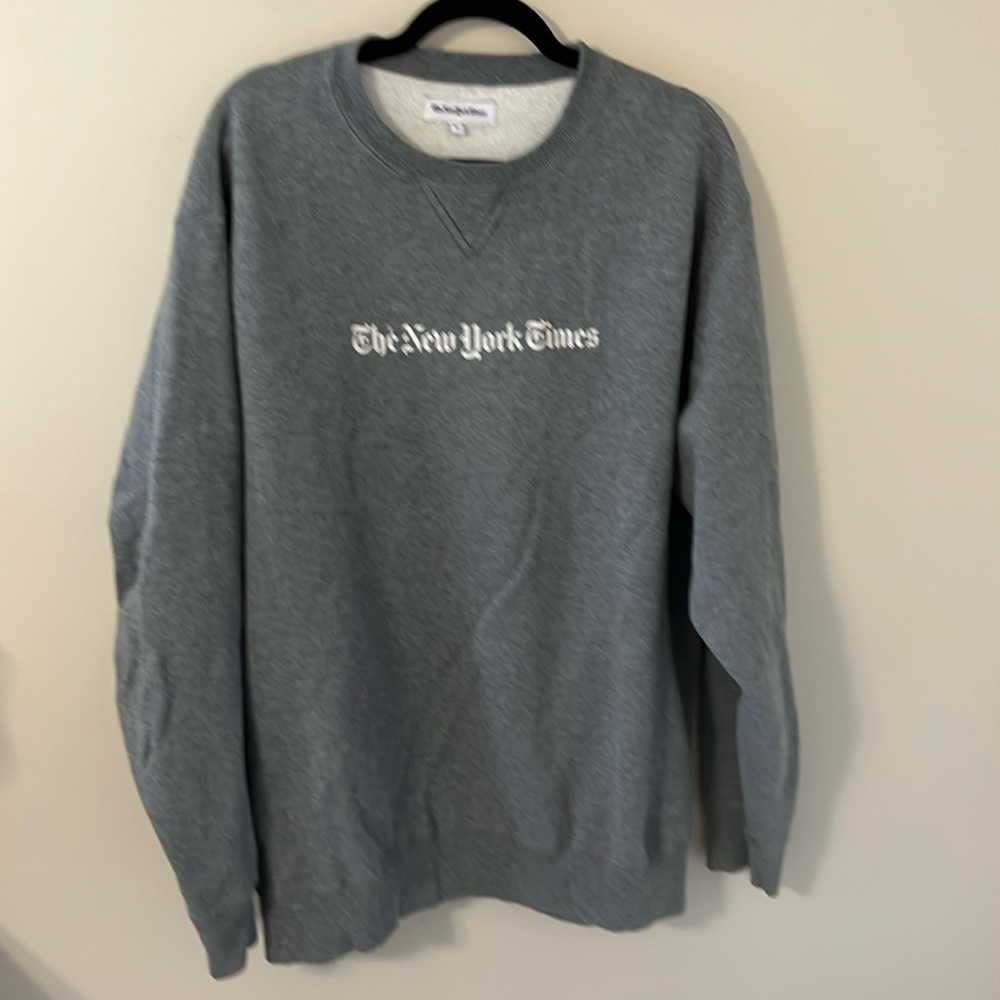 Men’s sweat shirt New York Times Grey size XL